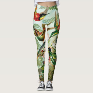 Leggings Hummingbirds por Ernst Haeckel