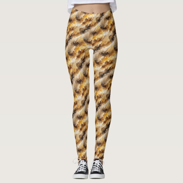 Leggings Humo amarillo parduzco (Anverso)
