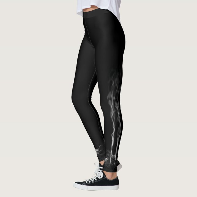 Leggings Humo negro de dragón (Izquierda)