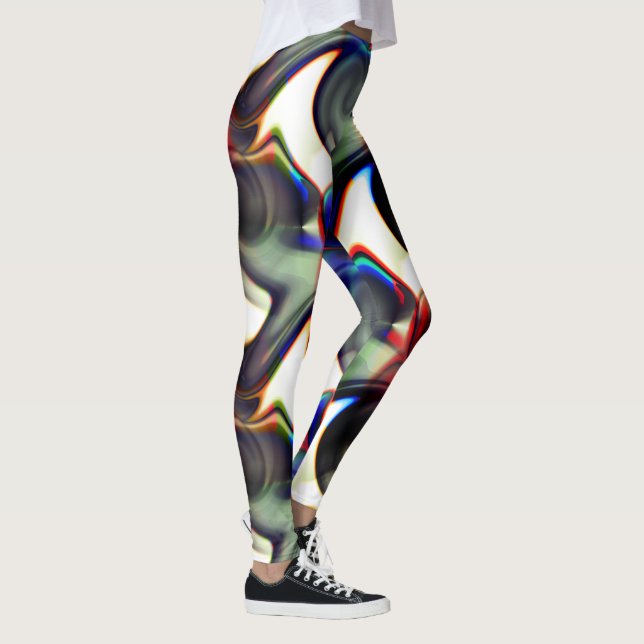 Leggings Humo oscuro o hueco espiral con colorido t (Derecha)
