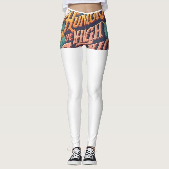 Leggings "Humor en las altas finanzas". (Anverso)