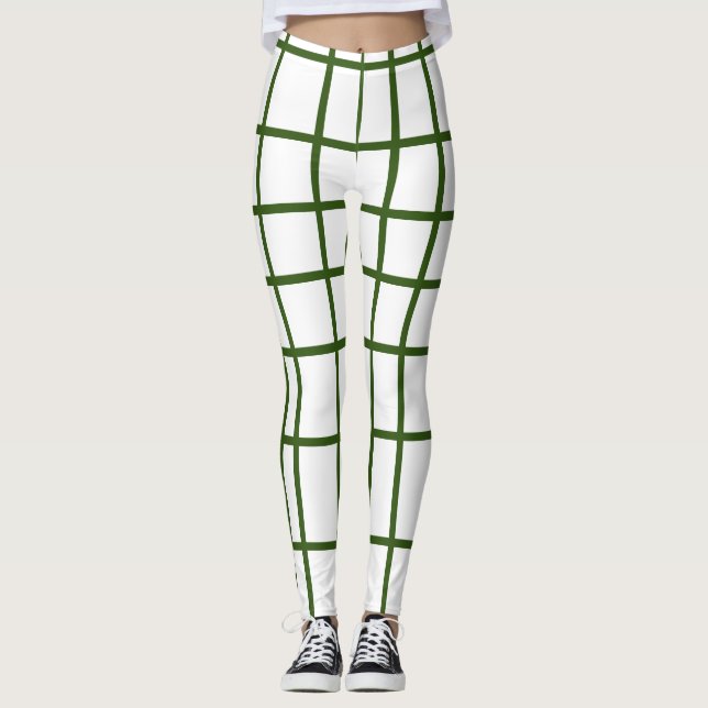 Leggings Hunter Green Stripe (Anverso)