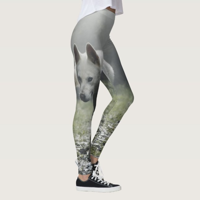 Leggings Husky Siberiano Blanco (Derecha)