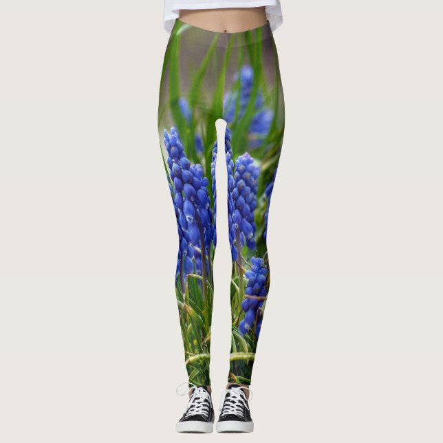 Leggings Hyacinth de uva (Anverso)