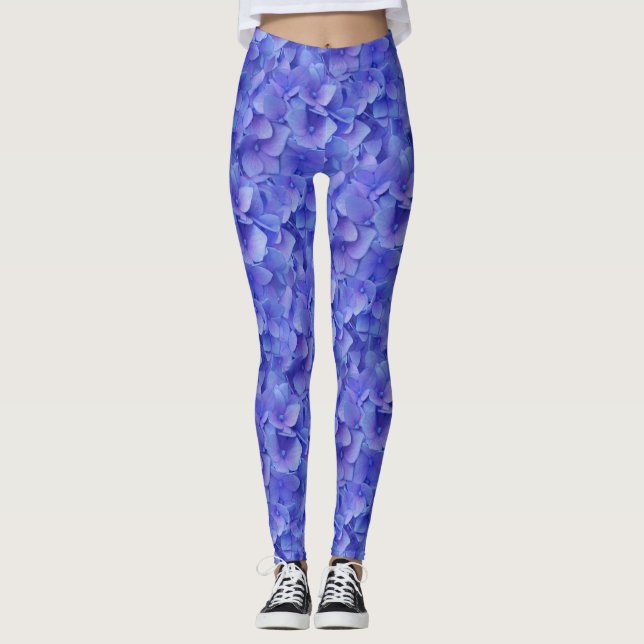 Leggings Hydrangea Blue (Anverso)
