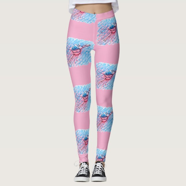 Leggings Hydrated Flamingo (Anverso)
