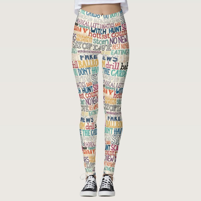 Leggings I hate how stupid everything is typography (Anverso)