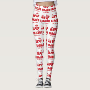 Leggings I Heart (Love) Thai Red Curry