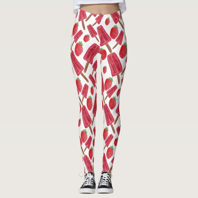 Leggings Ice cream pattern | Lollies pattern | lollipop 16 (Anverso)