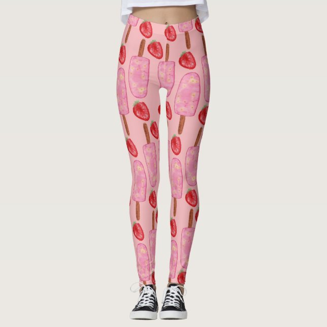 Leggings Ice cream pattern | Lollies pattern | lollipop 2 (Anverso)
