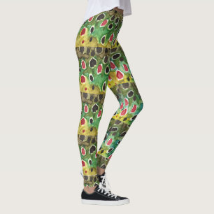 Leggings Ichtiología de la trucha marrón en la pesca de m