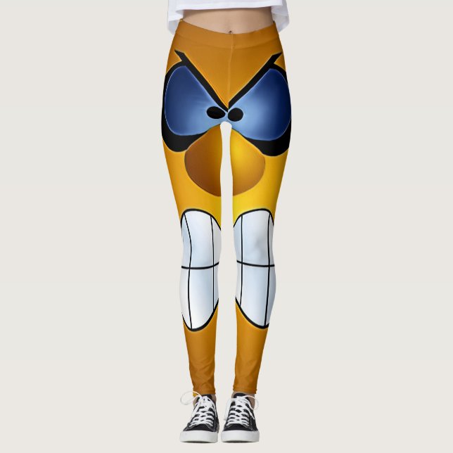 Leggings icono - estoy muy enojado - (Anverso)