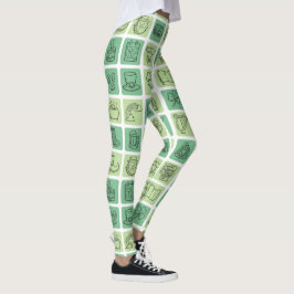 Leggings Iconos de mano de St. Patrick635