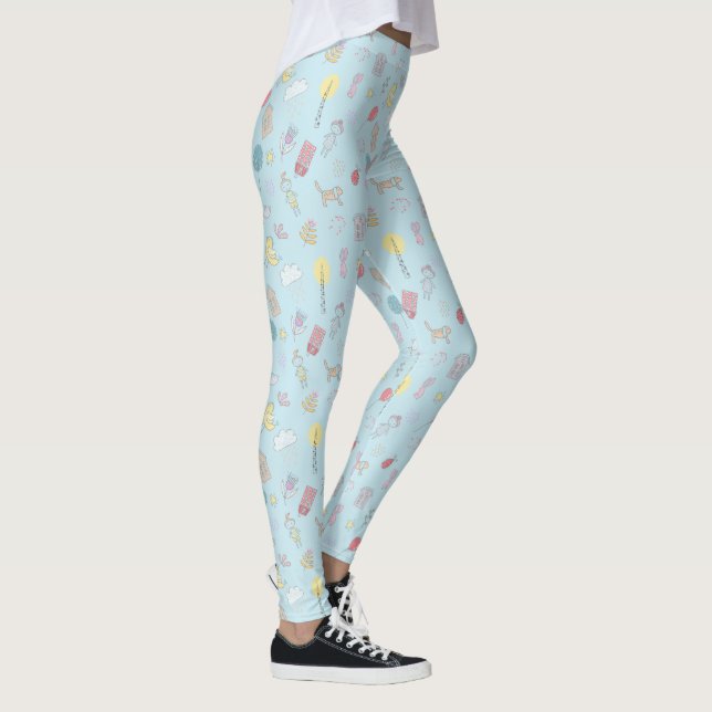 Leggings ID360 de las características personalizadas dibuja (Derecha)