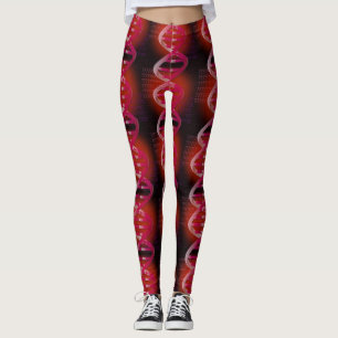 Leggings ID de ADN Ciencia Roja