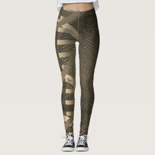 Leggings Identificación de huella dactilar de ADN Ciencia m