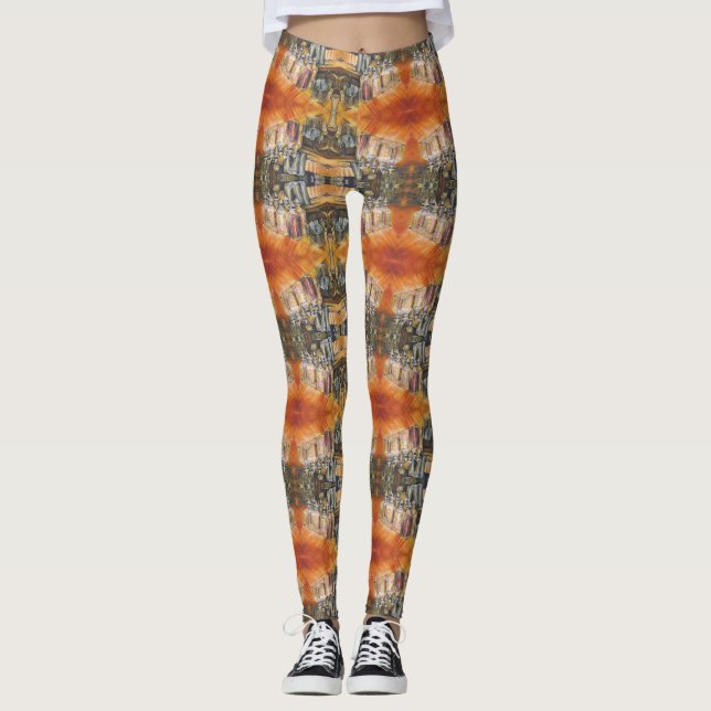 Leggings Ideografía de la luz dorada (Anverso)