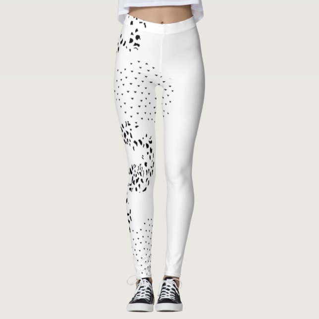 Leggings Idioma, deriva de nieve (Anverso)