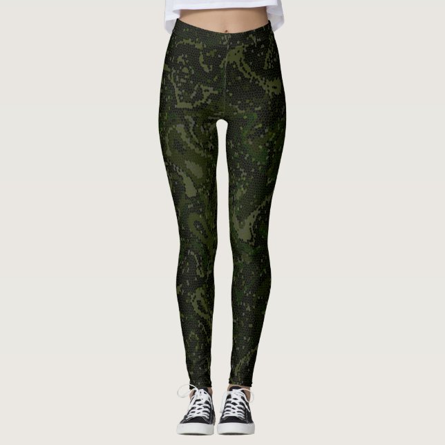 Leggings Iguana Camo de Carla (Anverso)