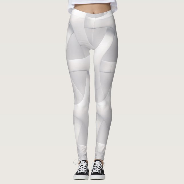 Leggings ilusión blanca y gris (Anverso)