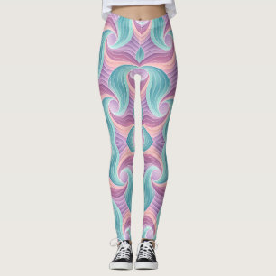 Leggings Ilusión de Profundidad Fluida Soñadora Suave y S