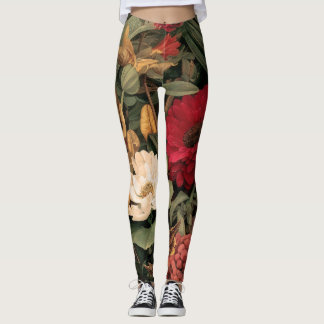 Leggings Ilustracion botánico vintage