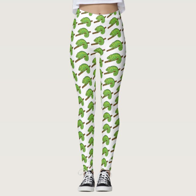 Leggings Ilustracion Chameleon de Parson (Anverso)