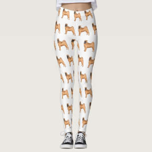 Leggings Ilustracion chino de personalizado de perro Shar-P