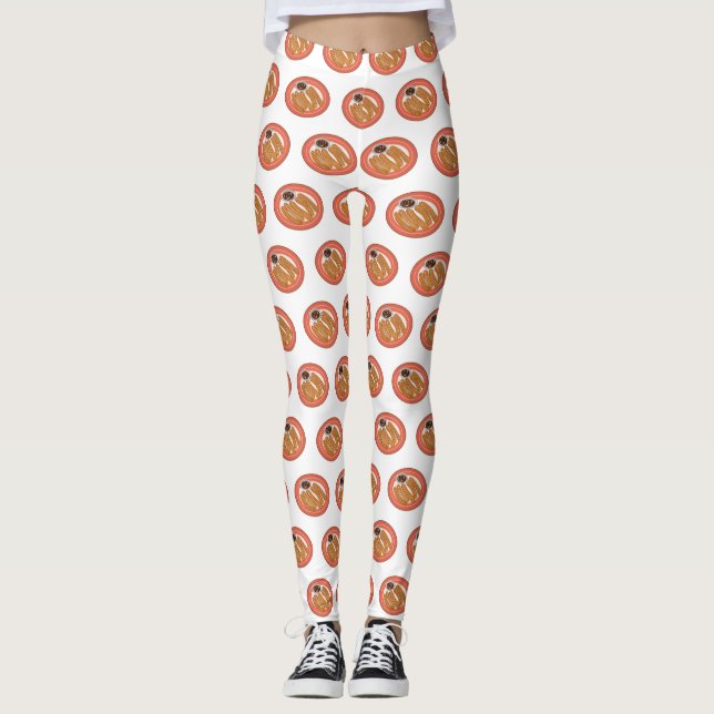 Leggings Ilustracion Churro personalizado (Anverso)