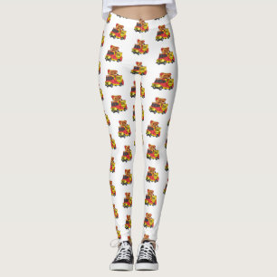 Leggings Ilustracion de camión de comida para perros calien
