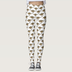 Leggings Ilustracion de dinosaurios blindados de Ankylosaur
