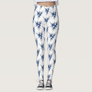 Leggings Ilustracion de dragón azul