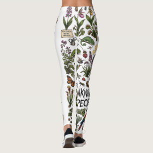 Leggings Ilustración de Ecologías Surrealistas Botánicas Ca