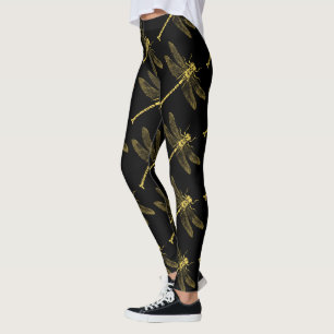 Leggings Ilustracion de la libélula ventilado II