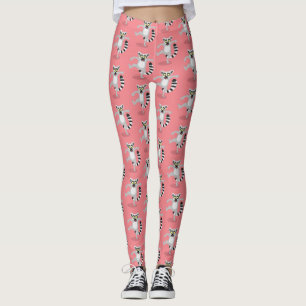 Leggings Ilustracion de personalizado bailador de lémur de