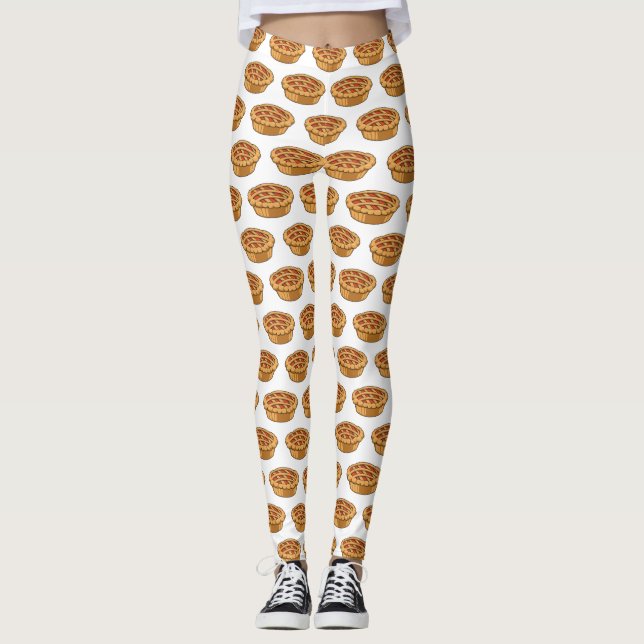 Leggings Ilustracion de personalizado circular (Anverso)