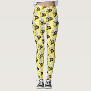 Leggings Ilustracion de personalizado de abejas alegres