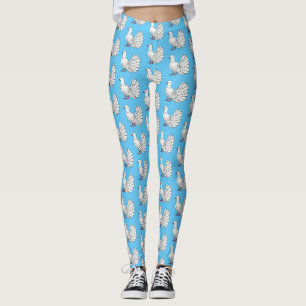 Leggings Ilustracion de personalizado de ave de paloma silv