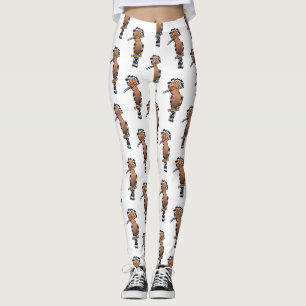 Leggings Ilustracion de personalizado de aves pepitas de Eu