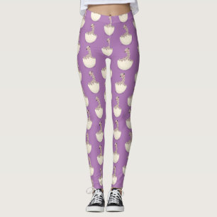 Leggings Ilustracion de personalizado de avestruz de bebé