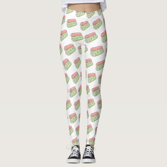 Leggings Ilustracion de personalizado de bollería y bollerí (Anverso)