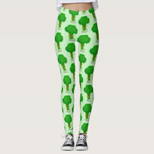 Leggings Ilustracion de personalizado de brócoli de baile c