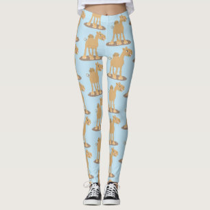 Leggings Ilustracion de personalizado de camello alegre y s