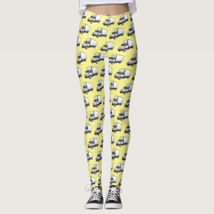 Leggings Ilustracion de personalizado de camiones de cajas