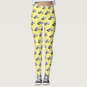 Leggings Ilustracion de personalizado de camiones de cajas