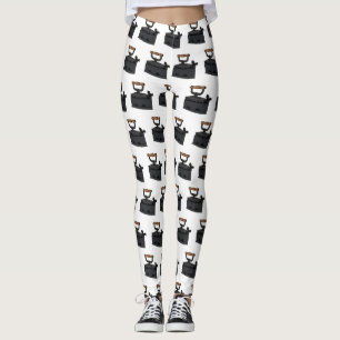 Leggings Ilustracion de personalizado de carbón vegetal
