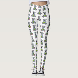 Leggings Ilustracion de personalizado de coco y koala cuta