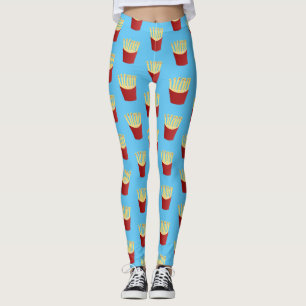 Leggings Ilustracion de personalizado de comida rápida de p