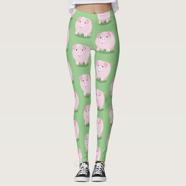 Leggings Ilustracion de personalizado de costillar de cacer (Anverso)