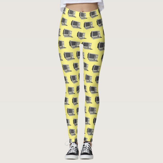 Leggings Ilustracion de personalizado de equipos (Anverso)